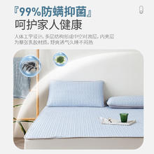 国家补贴：paratex 泰国天然乳胶凉席夏季透气冰丝感空调席 迷雾蓝1.8x2米141.95元