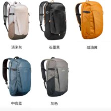 迪卡侬 双肩背包男 灰色 20升62.93元（需领券）