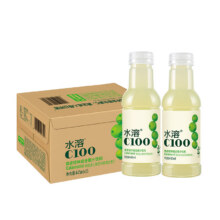 农夫山泉 水溶C100 复合果汁饮料445ml*15瓶 整箱装 青皮桔味50.41元（需领券）