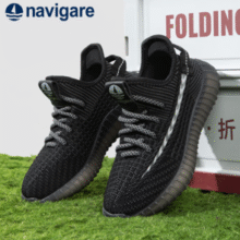 直接半价 白 菜！Navigare 意大利小帆船 中大童飞织网面透气轻便椰子鞋运动鞋 31-40码 多色￥68.80