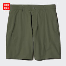 UNIQLO 优衣库 男装/男女同款高弹力短裤/裤子470612 57 深橄榄色 XS /160/64A57.33元