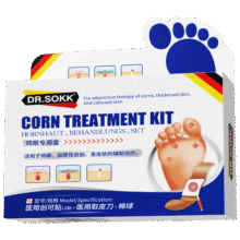 DR.SOKK鸡眼贴鸡眼膏去根肉刺药膏去无痛脱落连根拔跖疣脚底趾疣去根膏贴26元 (每满300减40,送赠品,券后省4,月销2000+)