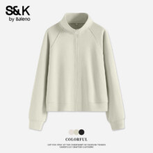 班尼路 S&K系列开衫立领小个子卫衣 三色可选39.9元（需领券）