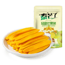 88VIP：泰芒了 轻甜厚切芒果干 70g3.76元（淘金币抵扣0.41）
