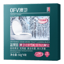 蔬果园香氛洁厕宝 马桶洁厕块清洁块 强力去污去尿碱除臭留香厕所蓝泡泡 【30天耐用】洁厕宝4块*1盒17.9元 (券后省10)