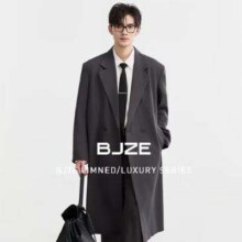 Earl Joel 伯爵卓尔 cleanfit长款设计简约风衣男装商务休闲外套234.95元包邮
