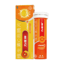 拜耳力度伸 维生素c泡腾片 橙味1g*10片/盒 1盒 1000mgVC增强免疫 预防流感感冒甲流25元