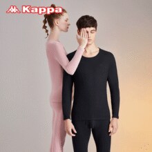 暖暖磨绒，持久保温！Kappa 情侣氨基酸阳离子植绒保暖内衣套装 KP2C02/04 4色￥59.00 1.7折