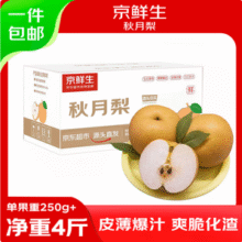 京鲜生 安徽砀山新玉冰糖梨 4.5斤装/单果250g+新低19.9元包邮