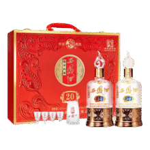 西凤酒  凤香型白酒 商务宴请送礼佳品 52度 500mL 2瓶 盛世珍藏20礼盒468元 (每满200减30)