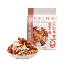 三只松鼠芡实茯苓薏米茶5g*30包4.5元