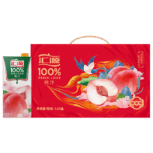 汇源 桃汁果汁饮料 1L*5盒37.9元（需换购）