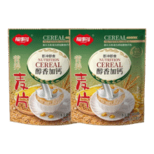 福事多醇香加钙营养麦片500g/25包早餐即食冲饮小袋装 醇香加钙营养麦片500g 2袋17.9元 (每满300减30,券后省5)