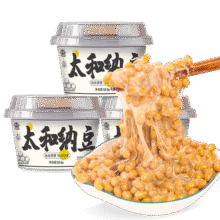 太和 纳豆52.5g*6盒装 拉丝纳豆解冻即食 国产发酵小粒风味纳豆