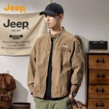 Jeep 吉普 男士工装小立领牛仔夹克P741MWJ854新低168元包邮