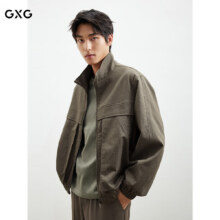 GXG 男装休闲工装风哈灵顿夹克立领外套  25春季新款200元包邮