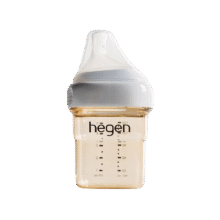 HEGEN海格恩奶瓶ppsu宽口径硅胶奶嘴耐摔防胀气150ml奶瓶（1-3个月）128元