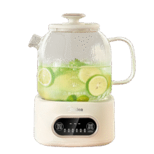 美的全玻璃养生壶 办公室烧水壶 家用多功能煮茶壶 花茶煮茶器 迷你小型电热水壶 围炉煮茶壶 【全玻璃】0金属0胶水0涂层 1L156元 (券后省10)