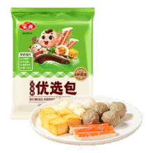 安井烧烤火锅食材丸子组合 400g 撒尿肉丸鱼豆腐仿蟹柳爆汁小鱼丸29.22元（合9.74元/件）
