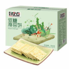 清香酥脆！好吃点  低糖海苔饼  800g￥9.53 1.9折 比上一次爆料上涨 ￥3.54