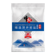 中盐【优级】精选深井岩盐未加碘400g/袋无碘盐炒菜细盐盐巴整箱批发 深井岩盐未加碘400g*50袋整包装125元