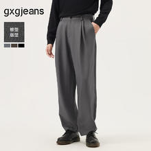 gxgjeans gxg.jeans 男士休闲直筒裤 L (175) -31码 深灰色