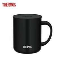 THERMOS 膳魔师 保温杯咖啡杯马克杯带盖水杯茶杯450ml大容量不锈钢杯子 黑色 450ml69元