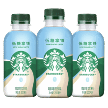 星巴克（Starbucks）星小咖 即饮咖啡 低糖拿铁 200ml*3瓶 瓶装咖啡饮料24.7元 (券后省0.9,月销1000+)