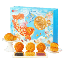 再降价:良品铺子良辰赏清晖 420g 经典月饼礼盒传统糕点点心中秋送礼企业团购17.9元