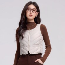 再降价、88vip：雅鹿 女士薄款羽绒马甲52.05元+4元淘金币