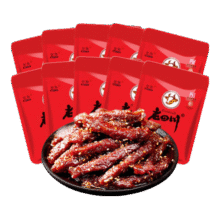 老四川（laosichuan）巴蜀麻辣牛肉干500g 独立小包装 约18-20包 中华老字号重庆特产59.9元 (每满59减10,券后省10)