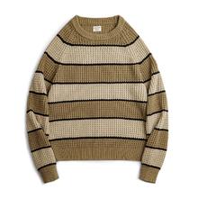 MADEN 马登 美式复古撞色菠萝条纹毛衣64.95元（晒单返5元）