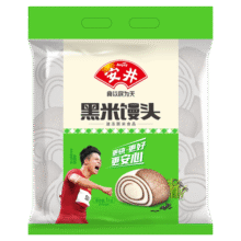 安井 黑米馒头 1kg 2斤装约48个 杂粮馒头包子 传统加热即食糕点早餐20.8元 (券后省0.65,月销9000+)