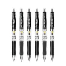 晨光（M&G）文具K35按动中性笔学生0.5黑笔签字笔商务子弹头考试专用水笔高颜值办公用品12支/盒开学季25.8元 (券后省20,月销3000+)