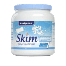 Maxigenes 澳洲进口 蓝妹子脱脂 儿童奶成人牛奶粉 1000g 2件起售162元（合81元/件）