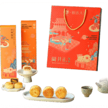 稻香村 月饼礼盒 中秋大礼包 金丝枣蓉月饼 阖月礼450g20.9元（需领券）
