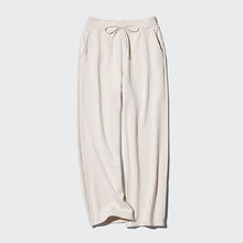 UNIQLO 优衣库 女装混纺松紧长裤摇粒绒内里休闲保暖长裤473242 30 浅米色 3XL /175/110券后94.05元