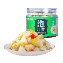 首购：七鲜私厨 泡儿菜 活性乳酸菌泡菜300g3.6元包邮（需试用）