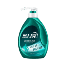 蓝月亮运动型洗衣液 去汗味抑汗味 除菌抑菌率99.9%(青茶香)速干面料 按压泵头500g/瓶