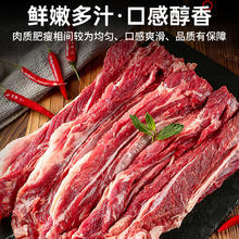 淘金币可用、88VIP：祁连天宝 去骨牛肋条甘肃祁连山黄牛去骨牛肋肉3斤91.1元