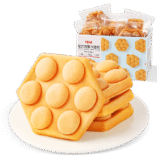 百草味 港式鸡蛋仔蛋糕400g*2箱21.8元（需领券）