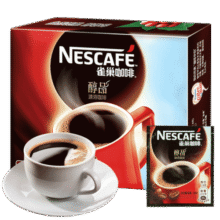 雀巢（Nestle）醇品速溶美式黑咖啡粉无蔗糖添加 油切苦冷萃美式纯咖啡粉 48杯一盒装【含杯勺】25.7元