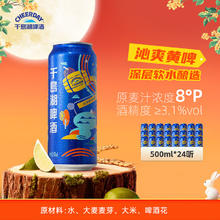 千岛湖啤酒 乐享时光啤酒 500ml*24听56.5元