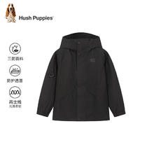Hush Puppies 暇步士 童装儿童男童外套大童2025秋季挺括有型质感百搭外套 青橄榄 170券后224元