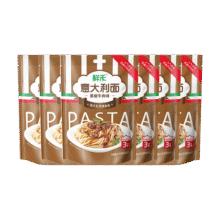 鲜禾 黑椒牛肉味 意大利面 255g*6袋51.87元（需领券，合25.93元/件）