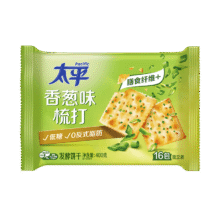 Pacific/太平 苏打饼干 休闲零食 400g 香葱味400g 1袋9.45元