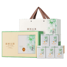 贡苑绿茶头春白茶安吉特级2025新茶嫩芽高档茶叶礼盒装中秋送人 200g198元