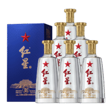 红星二锅头 蓝盒18 清香型白酒 53度 500ml*6瓶 整箱装 新老包装随机670.6元（合111.77元/件）