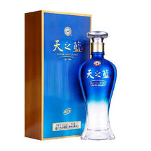 洋河 天之蓝 52度 绵柔浓香型白酒 1000ml 单瓶装（2023-2025年）券后503元