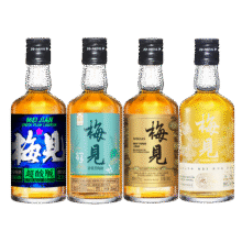 mini尝鲜梅见青梅酒组合150ml*4瓶超酸青柑烟熏乌梅双梅中秋送礼30.9元